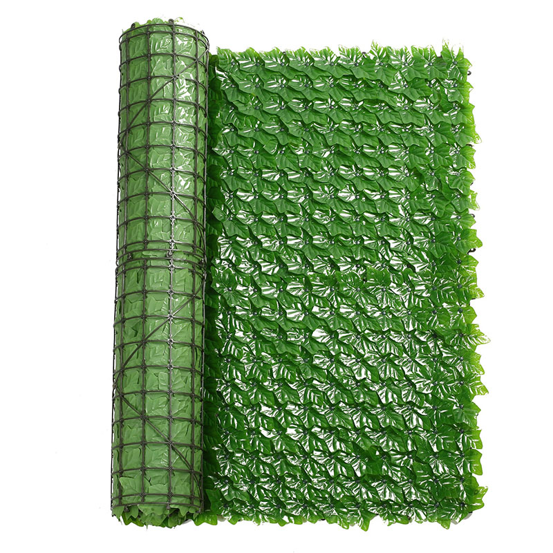 Home Security Fence - รั้วใบไอวี่ประดิษฐ์1/2/3M ต้นไม้สีเขียวป้องกันความเสี่ยงแผงหน้าจอเพื่อความเป็นส่วนตัวของตกแต่งสวนกลางแจ้งในบ้านเทียม0.5*1/2/