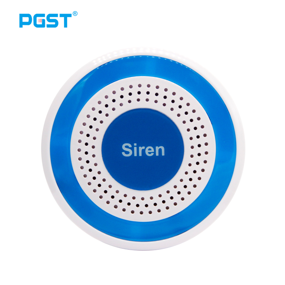 Home Security Deals - PGST 433Mhz ในร่มไร้สายไซเรนอัปเดตสําหรับ Home Security Alarm