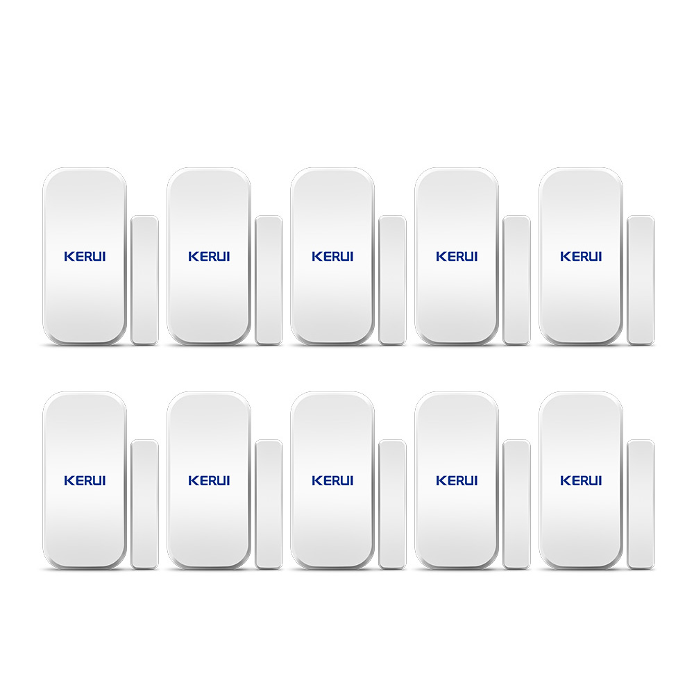 Home Security Deals - KERUI D035 433MHz เซ็นเซอร์แม่เหล็กไร้สายสำหรับประตูหน้าต่างสำหรับ W181 W184