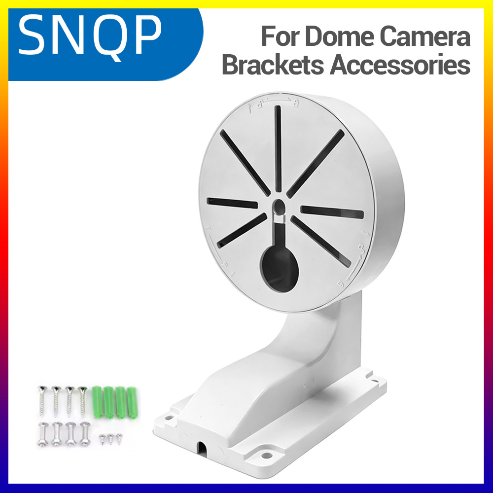 Home Security Tech - อุปกรณ์เสริมกล้องวงจรปิดแบบโดมสำหรับโฮมออฟฟิศรูปตัว L พลาสติกทนทาน ติดผนัง ใช้ได้ทั้งภายในและภายนอกอาคาร
