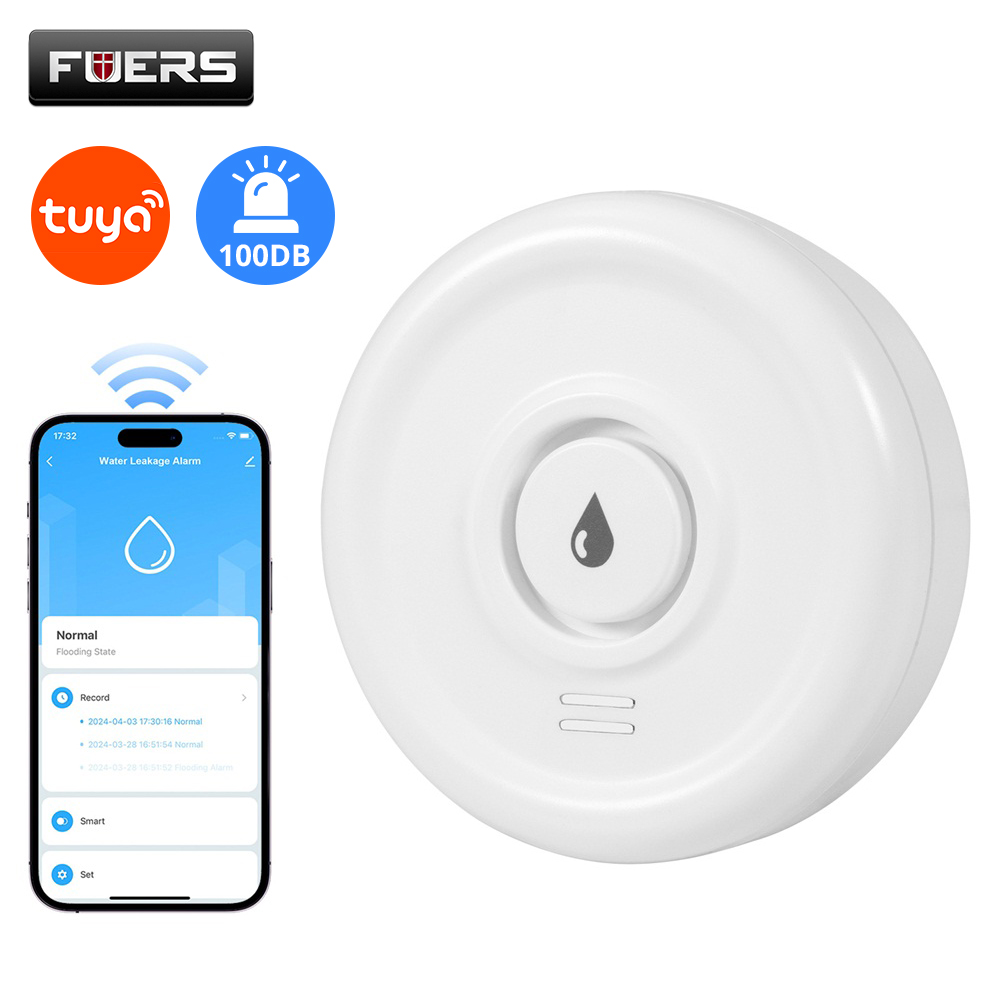 Home Security Deals - Fuers เครื่องตรวจจับน้ํารั่ว Smart Home ALARM Tuya