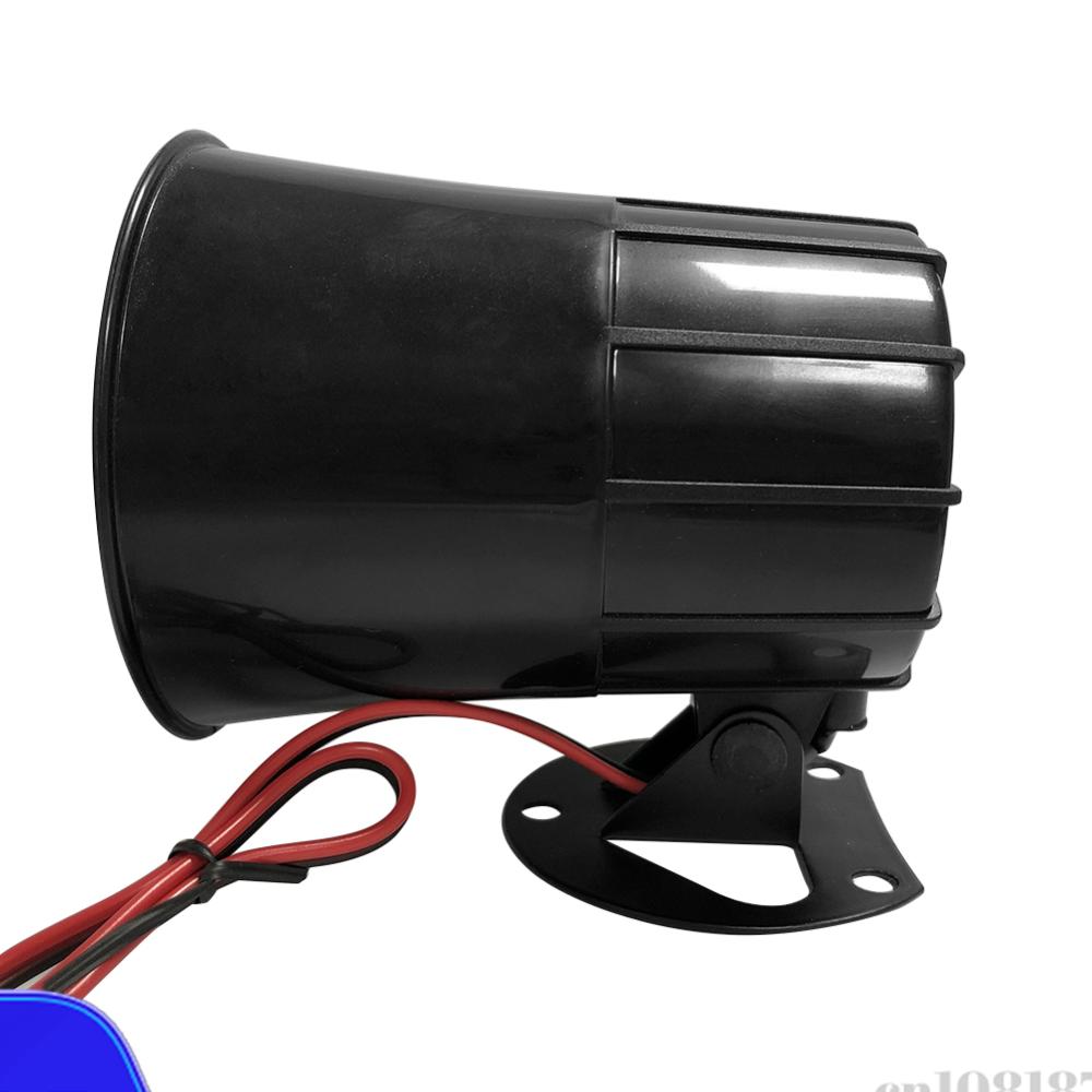 Home Security Siren - ไซเรนเตือนภัยเสียงดัง 125dB ใช้ได้กับรถยนต์ รถจักรยานยนต์ รถบรรทุก 12V