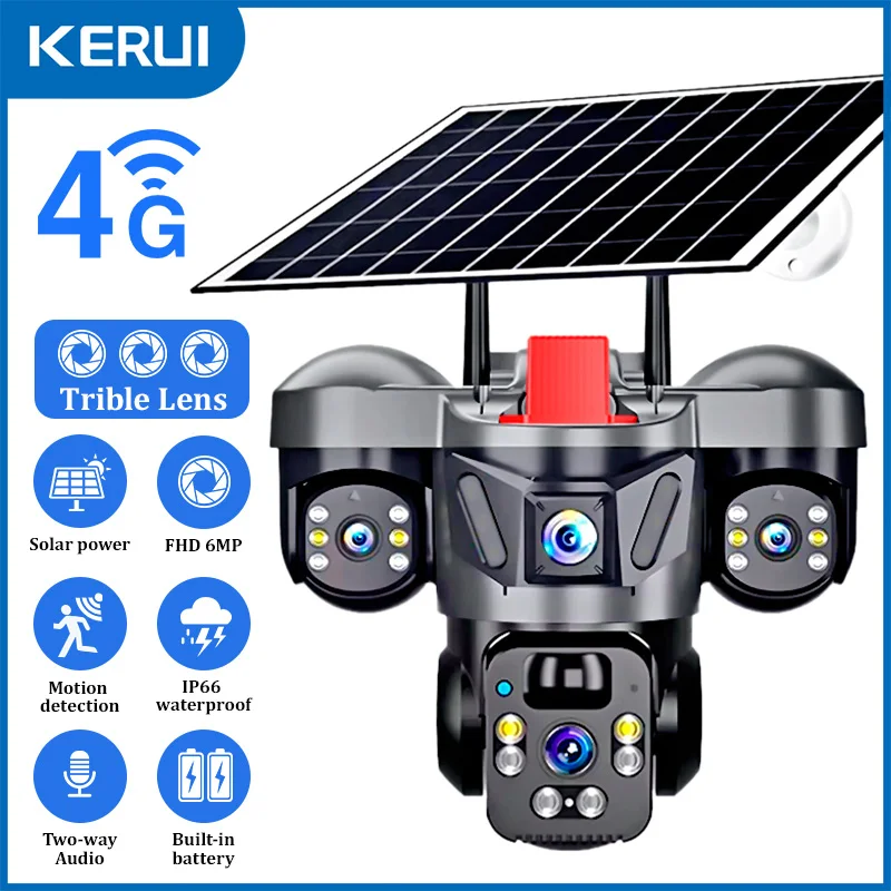 Home Security Tech - KERUI V380 Pro PTZ กลางแจ้ง 6MP