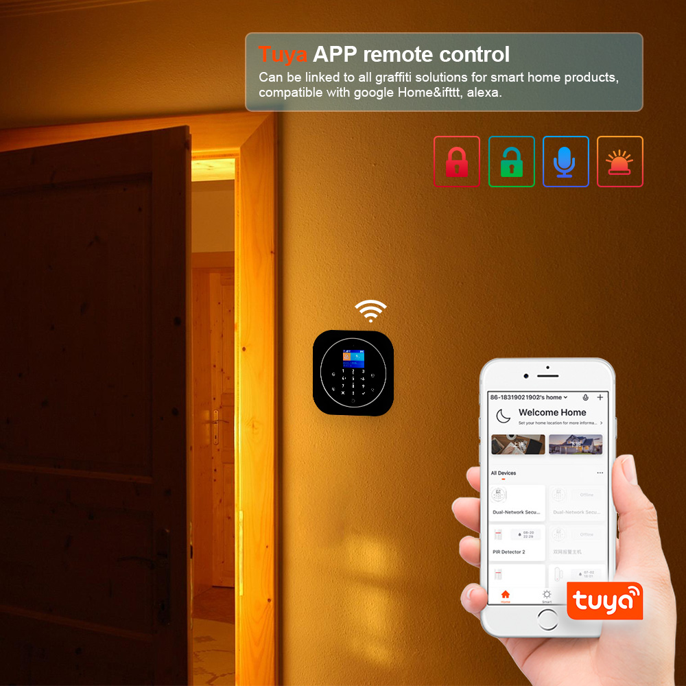 KERUI G12 2G Wifi Wireless Hom - Home Security Diy บทวิจารณ์และราคา