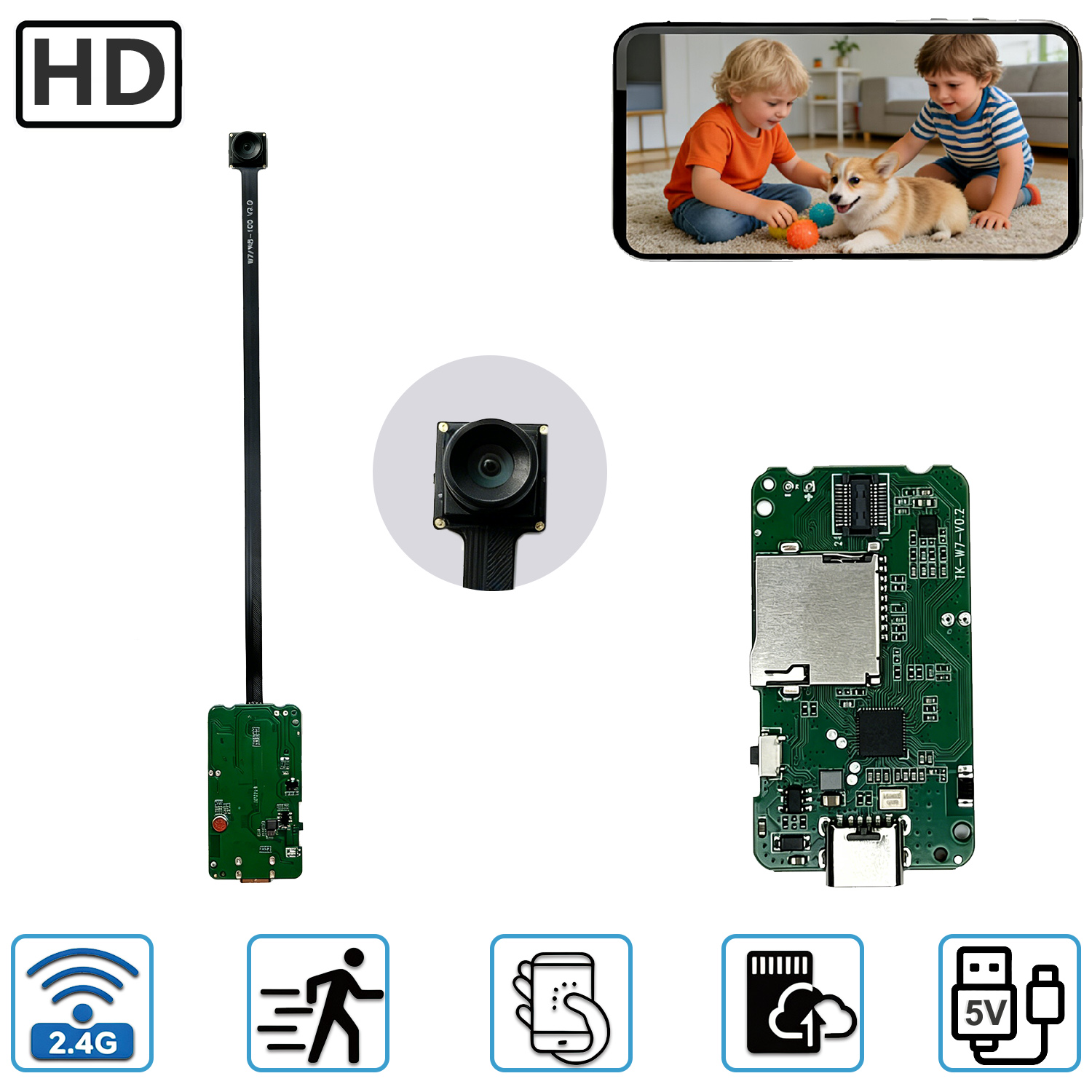 กล้องรักษาความปลอดภัยขนาดเล็กแ - Home Security Recorder บทวิจารณ์และราคา