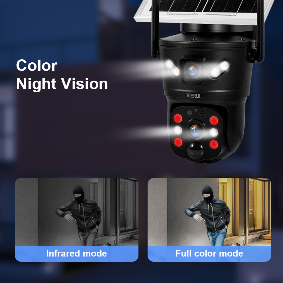 กล้องวงจรปิด KERUI 6MP 4G SIM  - Home Security Tech บทวิจารณ์และราคา