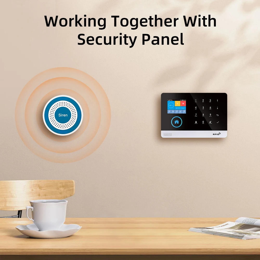 MULO Mini Alarm ไซเรนไร้สาย 43 - Home Security Deals บทวิจารณ์และราคา