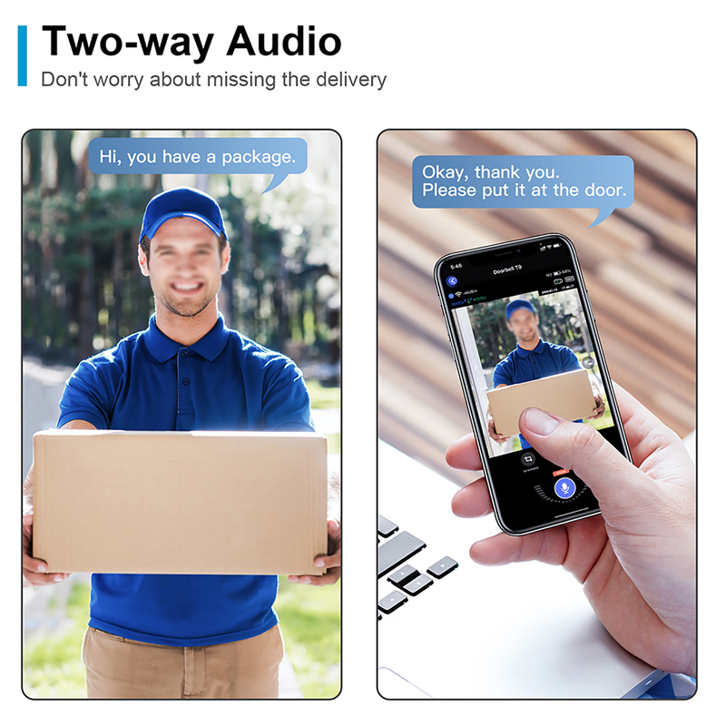 WiFi Smart Video Doorbell กล้อ - Home Security Tech บทวิจารณ์และราคา