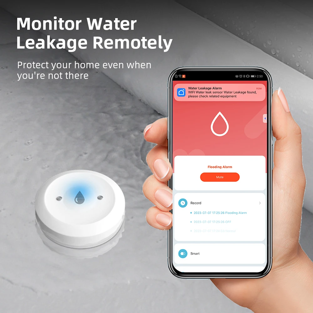 เซ็นเซอร์ตรวจจับน้ำรั่วอัจฉริย - Home Security Monitoring บทวิจารณ์และราคา