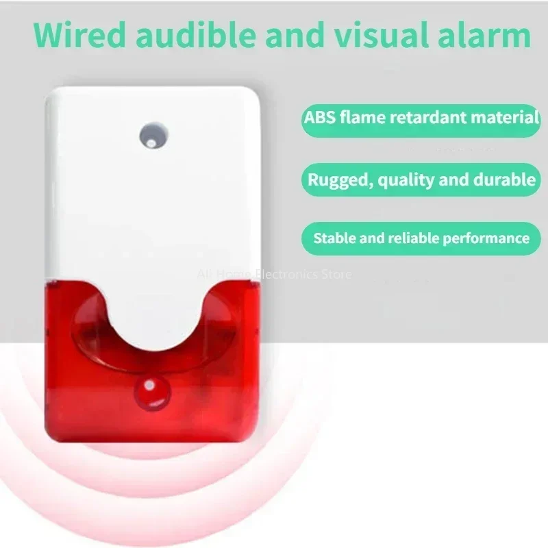 Strobe ไซเรนปลุก 103 dB Horn 1 - Home Security Siren บทวิจารณ์และราคา