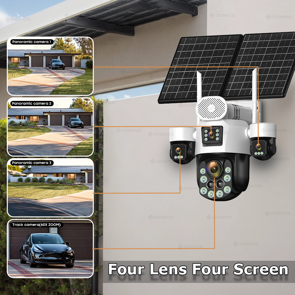 4 เลนส์ กล้องวงจรปิดภายนอกอาคา - Home Security Tech บทวิจารณ์และราคา