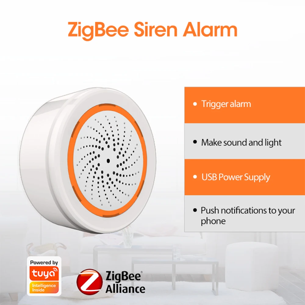 Coolcam Tuya Zigbee Smart Sire - Home Security Siren บทวิจารณ์และราคา