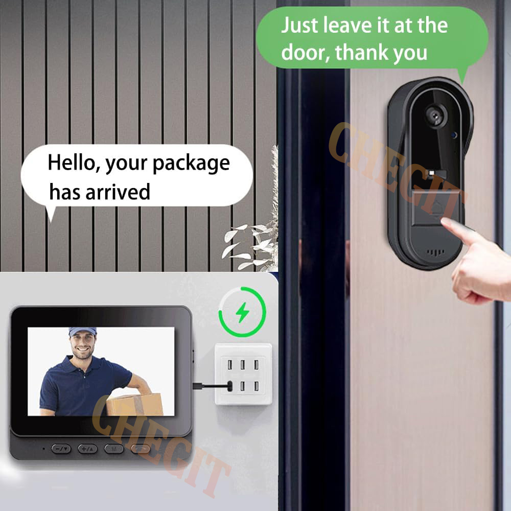 กล้องออดไร้สายอินเตอร์เน็ตไร้ส - Home Security Tech บทวิจารณ์และราคา