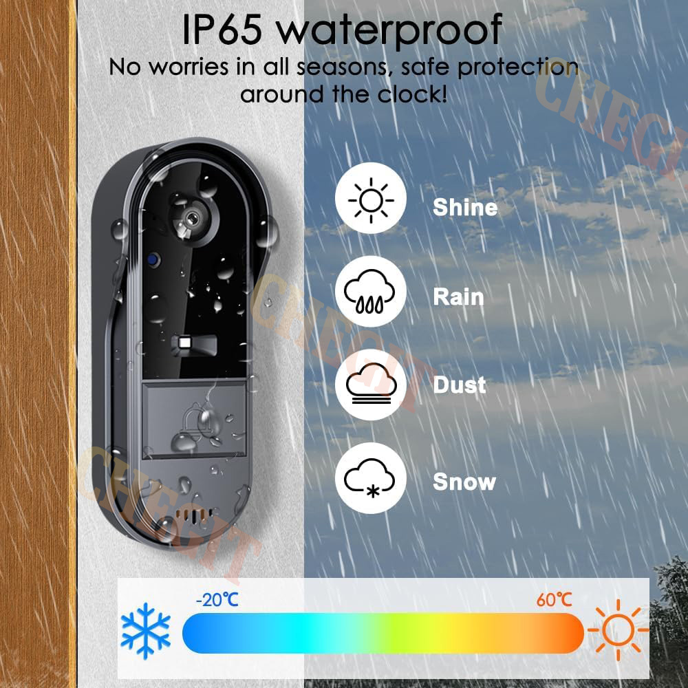 กล้องออดไร้สายอินเตอร์เน็ตไร้ส - Home Security Tech บทวิจารณ์และราคา