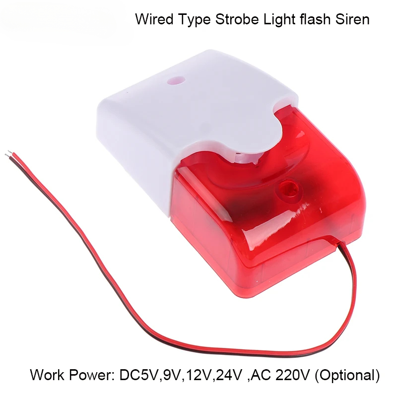 สัญญาณเตือนภัยไซเรนแฟลช 120dB  - Home Security Siren บทวิจารณ์และราคา