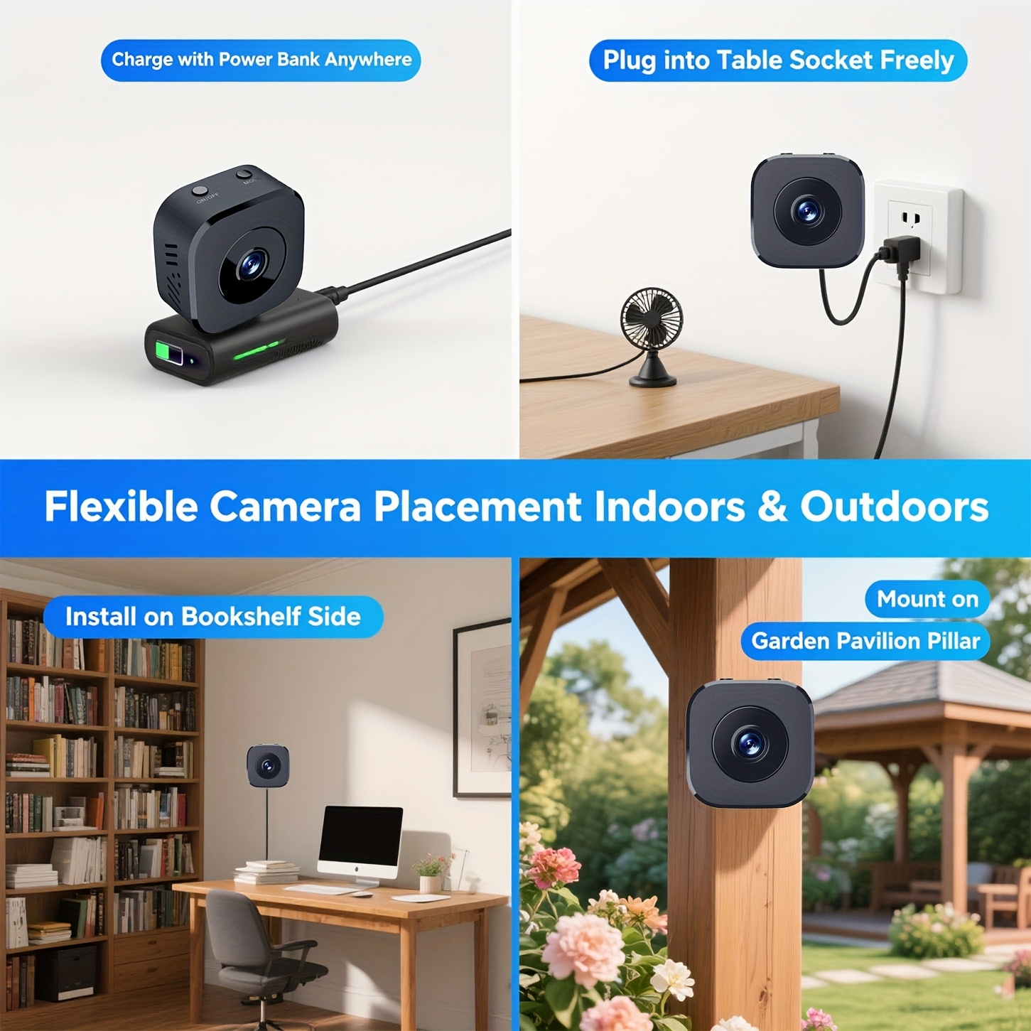 1080P HD Mini WiFi กล้องความปล - Home Security Monitoring บทวิจารณ์และราคา