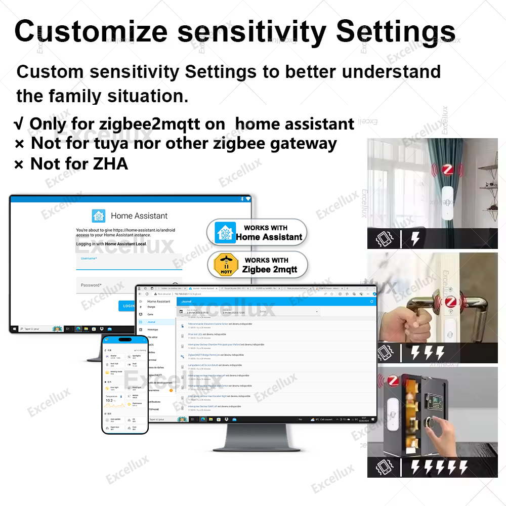 Zigbee สมาร์ทเซ็นเซอร์การสั่นส - Home Security Monitoring บทวิจารณ์และราคา