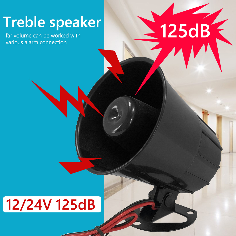 ไซเรนเตือนภัยเสียงดัง 125dB ใช - Home Security Siren บทวิจารณ์และราคา