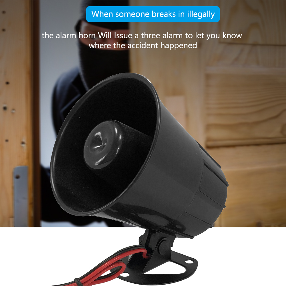 ไซเรนเตือนภัยเสียงดัง 125dB ใช - Home Security Siren บทวิจารณ์และราคา