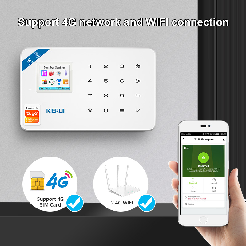 KERUI Security Alarm System ชุ - Home Security Diy บทวิจารณ์และราคา