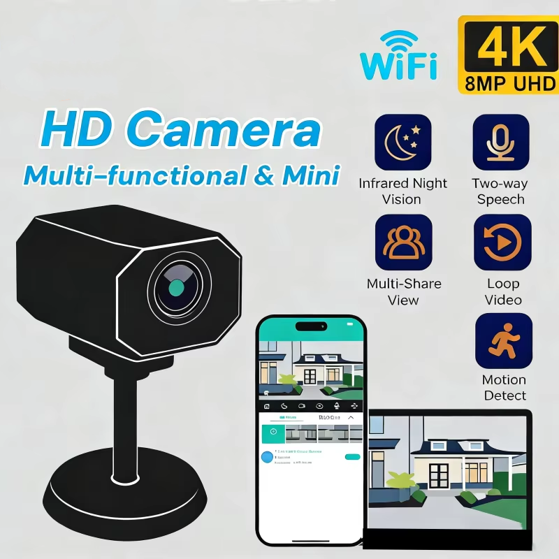 กล้องวงจรปิด 4K HD WiFi สำหรับ - Home Security Recorder บทวิจารณ์และราคา