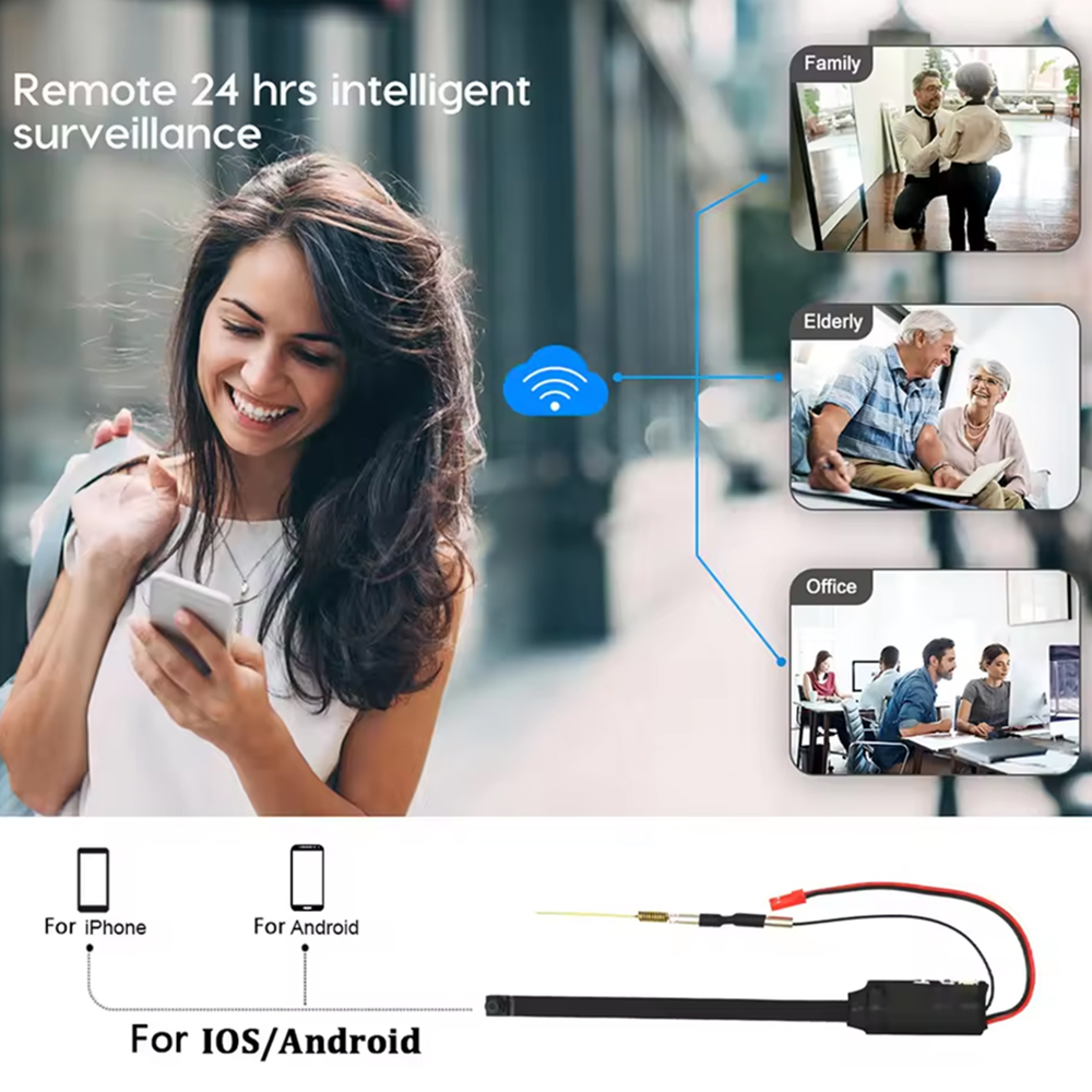โมดูลกล้องมินิ WiFi DIY กล้องบ - Home Security Recorder บทวิจารณ์และราคา