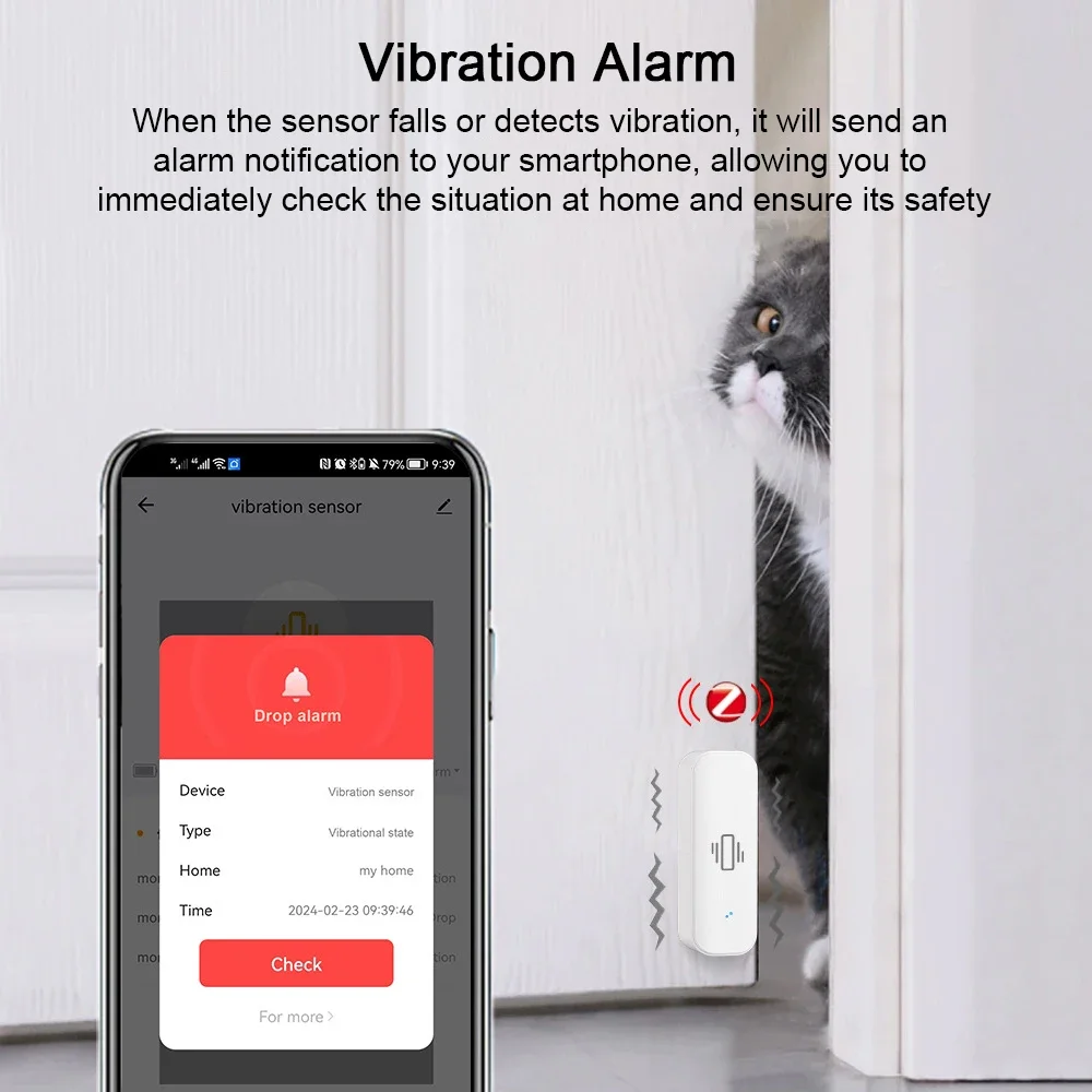 Tuya เซ็นเซอร์ตรวจจับการสั่นสะ - Home Security Monitoring บทวิจารณ์และราคา