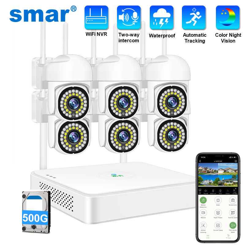 สมาร์ 3MP กล้องวงจรปิดไร้สายระ - Home Security Tech บทวิจารณ์และราคา