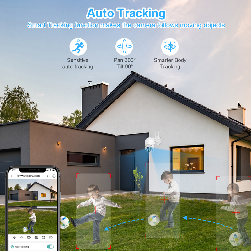 สมาร์ 3MP กล้องวงจรปิดไร้สายระ - Home Security Tech บทวิจารณ์และราคา