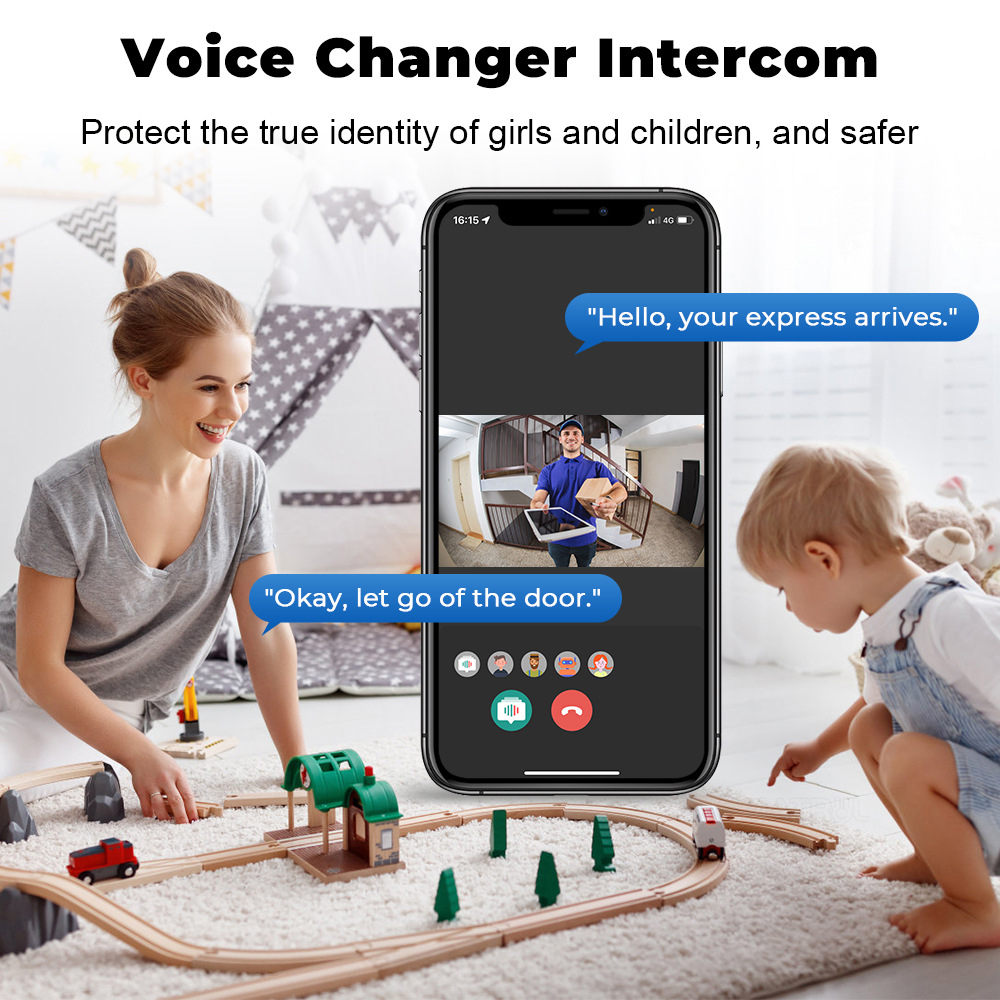 Tuya WiFi Video Doorbell ไร้สา - Home Security Camera Installation บทวิจารณ์และราคา