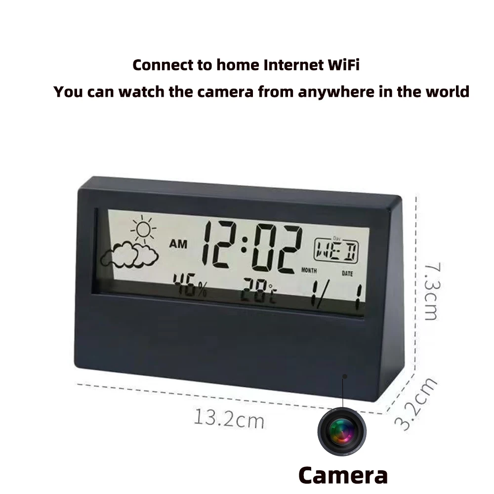 กล้องนาฬิกา WiFi 4K พร้อมระบบต - Home Security Recorder บทวิจารณ์และราคา