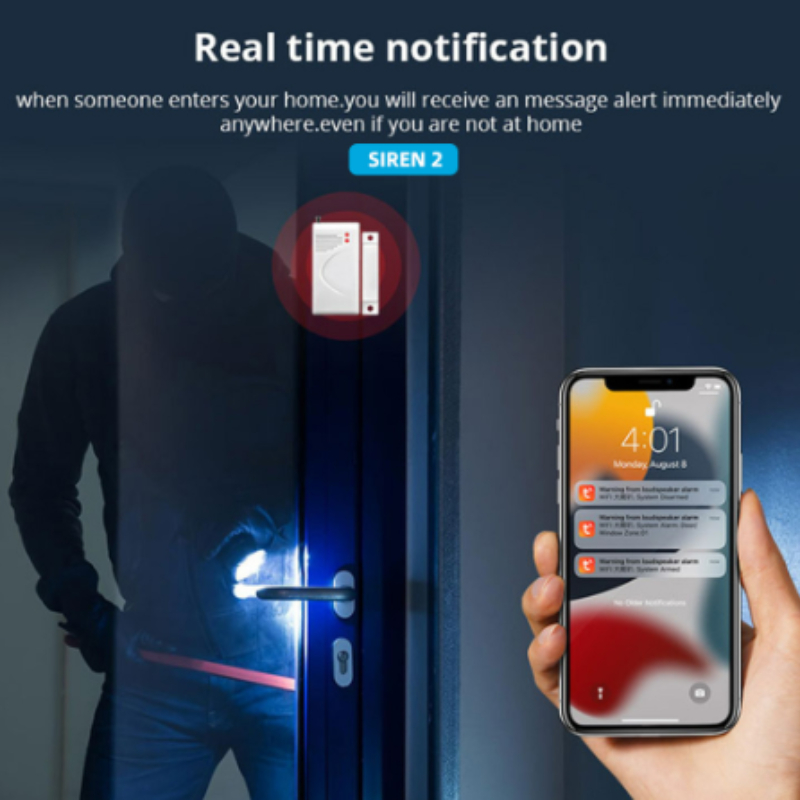 Tuya WiFi สัญญาณเตือนไซเรนอัจฉ - Home Security Siren บทวิจารณ์และราคา